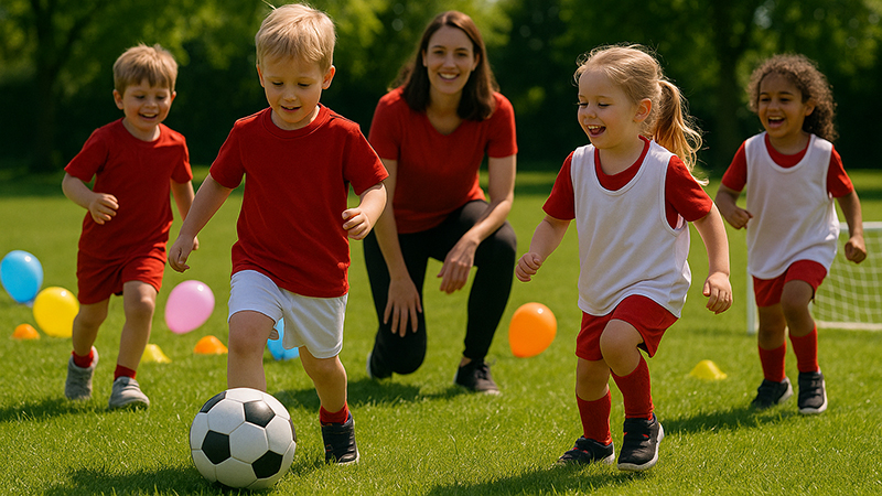 Fußballkindergarten beim SV Fellbach